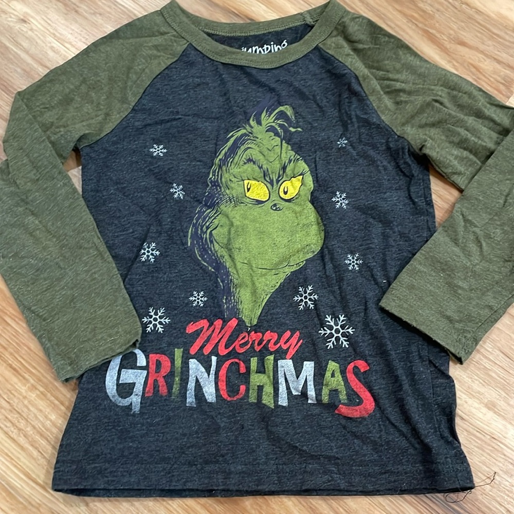 Merry Grinchmas shirt long sleeve size 5
